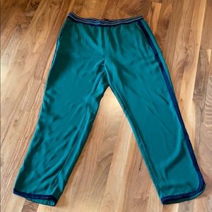 Ann Taylor Jogger pants with piping